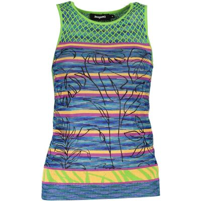 Dámsky Zelený Top Desigual Čierna Xl Dámsky Zelený Top Desigual Čierna Xl