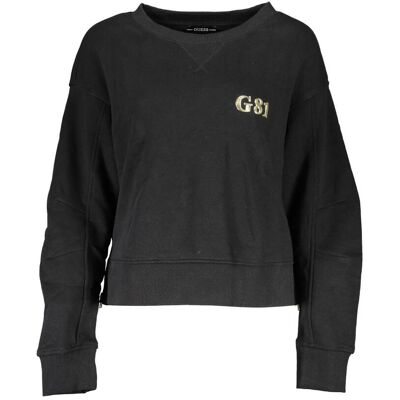 Dámska Čierna Mikina Guess Jeans Čierna M Dámska Čierna Mikina Guess Jeans Čierna M