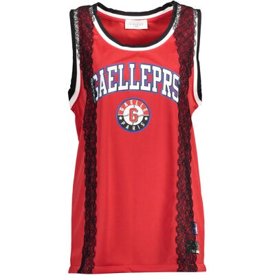 Červený Top Gaelle Paris Čierna Xs Červený Top Gaelle Paris Čierna Xs