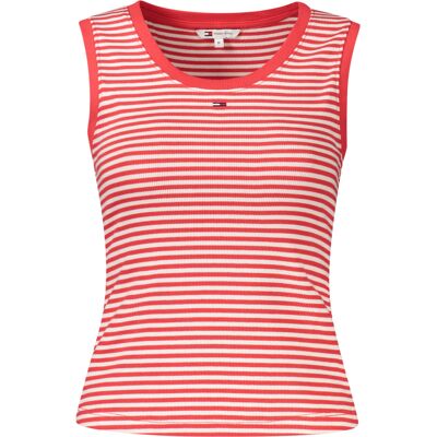 Červené Dámske Tielko Tommy Hilfiger Xl Červené Dámske Tielko Tommy Hilfiger Xl