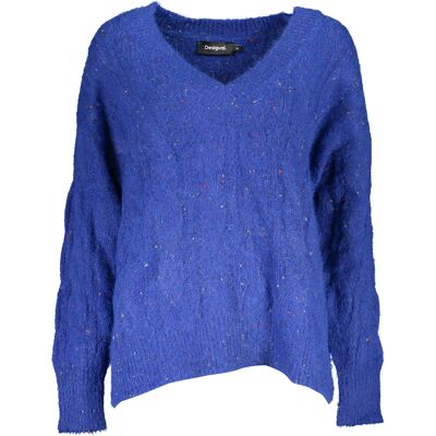 Modrý Sveter Desigual Modrá Xl Modrý Sveter Desigual Modrá Xl
