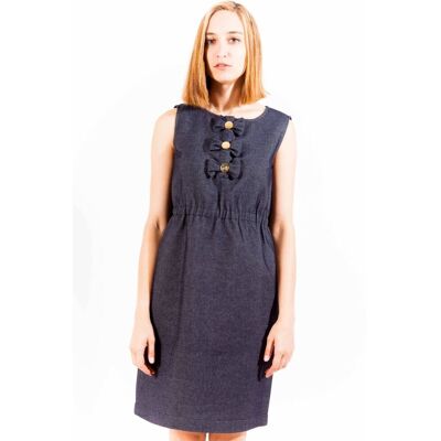 Krátke Šaty Love Moschino Modré Modrá 42 Krátke Šaty Love Moschino Modré Modrá 42