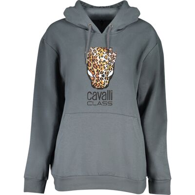 Cavalli Class Dámska Mikina Bez Zipsu Sivá Šedá Xl Cavalli Class Dámska Mikina Bez Zipsu Sivá Šedá Xl