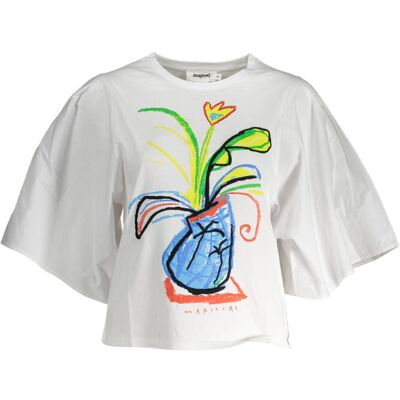Dámske Tričko Desigual S Krátkym Rukávom Biela Xl Dámske Tričko Desigual S Krátkym Rukávom Biela Xl