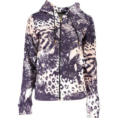 Cavalli Class Dámska Ružová Mikina Na Zips Čierna Xs Cavalli Class Dámska Ružová Mikina Na Zips Čierna Xs