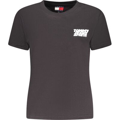 Čierne Tričko Tommy Hilfiger S Krátkym Rukávom Čierna S Čierne Tričko Tommy Hilfiger S Krátkym Rukávom Čierna S