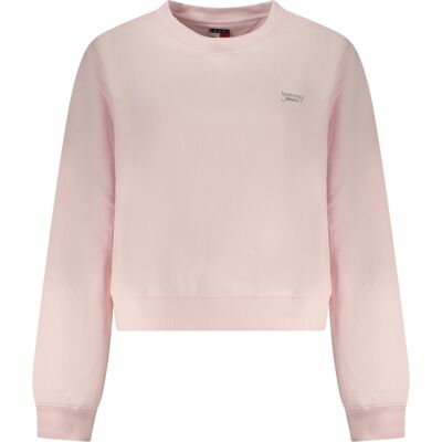 Tommy Hilfiger Ružová Dámska Mikina Bez Kapucne L Tommy Hilfiger Ružová Dámska Mikina Bez Kapucne L