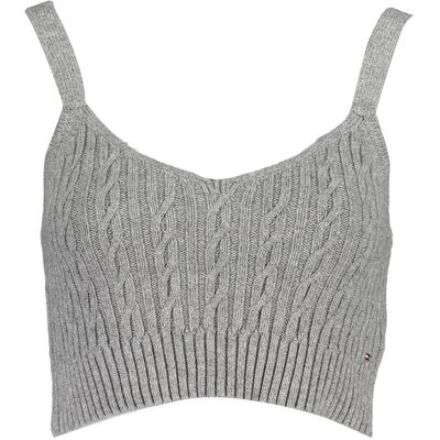 Šedý Dámsky Top Tommy Hilfiger Šedá 2xs Šedý Dámsky Top Tommy Hilfiger Šedá 2xs