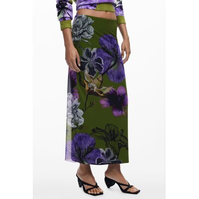DESIGUAL Kvetinová Maxi Sukňa Xs DESIGUAL Kvetinová Maxi Sukňa Xs