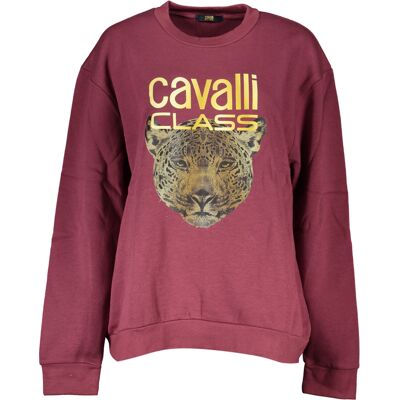 Dámska Mikina Cavalli Class Fialová Žltá S Dámska Mikina Cavalli Class Fialová Žltá S