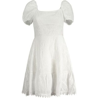 Guess Jeans Short Dress Women White Biela M Guess Jeans Short Dress Women White Biela M