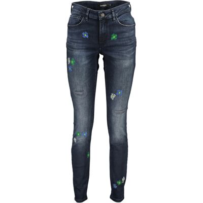 Dámske Rifle Desigual Modré Modrá 36 Dámske Rifle Desigual Modré Modrá 36