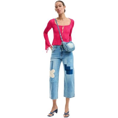 Desigual Dámske Rifle Svetlomodrá 34 Desigual Dámske Rifle Svetlomodrá 34