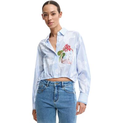Kvetinová Blúzka Desigual Biela Xs Kvetinová Blúzka Desigual Biela Xs