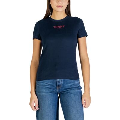 Tommy Hilfiger Jeans T-Shirt Donna Modrá L Tommy Hilfiger Jeans T-Shirt Donna Modrá L