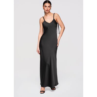 Edoti Evening Dress La-Om-Dl Čierna M Edoti Evening Dress La-Om-Dl Čierna M