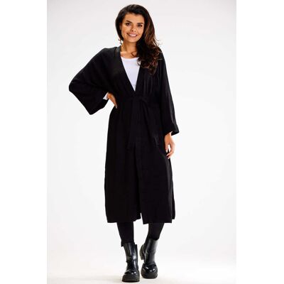 Awama Woman'S Cardigan A617 Black Čierna One Size Awama Woman'S Cardigan A617 Black Čierna One Size