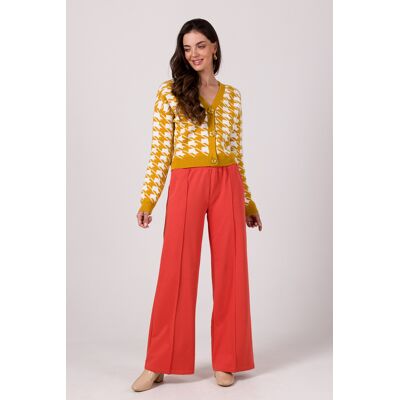 Bewear Woman'S Knit Cardigan Bk104 Honey Oranžová S Bewear Woman'S Knit Cardigan Bk104 Honey Oranžová S