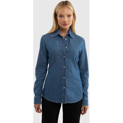 Big Star Woman'S Shirt 142021 472 Modrá Xl Big Star Woman'S Shirt 142021 472 Modrá Xl