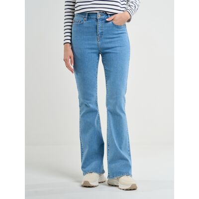 Big Star Veľké Hviezdne Dámske Rozšírené Nohavice Denim 190062 Denim-158 Modrá W28 L30 Big Star Veľké Hviezdne Dámske Rozšírené Nohavice Denim 190062 Denim-158 Modrá W28 L30