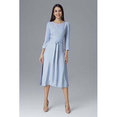 Dámske Šaty Figl Basic Šedá Xl Dámske Šaty Figl Basic Šedá Xl