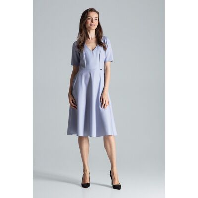 Dámske Šaty Figl M673 Šedá Xl Dámske Šaty Figl M673 Šedá Xl