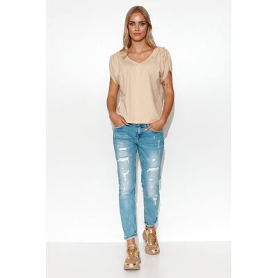 Makadamia Woman'S Blouse M774 Krémová 36 Makadamia Woman'S Blouse M774 Krémová 36