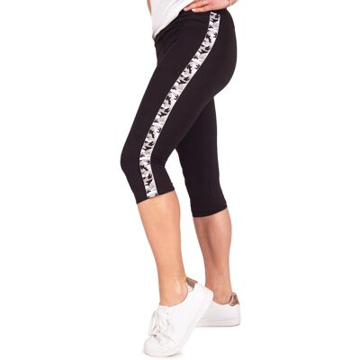 Dámske Capri Legíny Yoclub S Vysokým Pásom Uld-0013k-3400 Čierna S Dámske Capri Legíny Yoclub S Vysokým Pásom Uld-0013k-3400 Čierna S