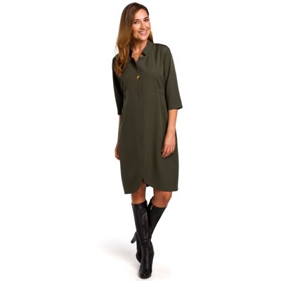 Dámske Šaty Stylove S189 Kaki M Dámske Šaty Stylove S189 Kaki M