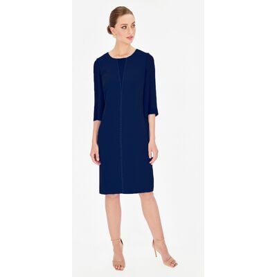 Dámske Šaty Potis & Verso Navy Blue Modrá 40 Dámske Šaty Potis & Verso Navy Blue Modrá 40