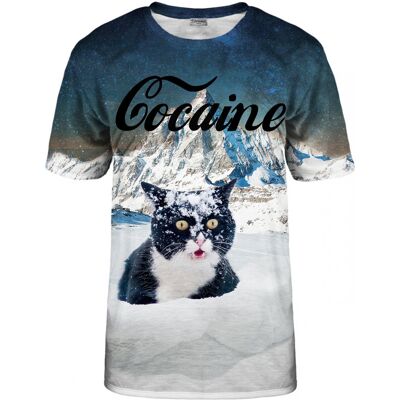 Unisex Tričko Bittersweet Paris Cocaine Cat Šedá Xs Unisex Tričko Bittersweet Paris Cocaine Cat Šedá Xs