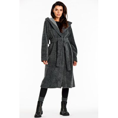 Awama Woman'S Coat A682 Grey Šedá L Awama Woman'S Coat A682 Grey Šedá L