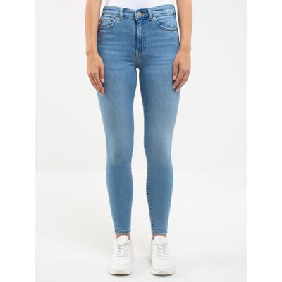 Big Star Woman'S Push Up Trousers Denim 115620 Light Denim-103 Modrá W27 L30 Big Star Woman'S Push Up Trousers Denim 115620 Light Denim-103 Modrá W27 L30