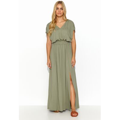 Makadamia Woman'S Dress M825 Krémová 40 Makadamia Woman'S Dress M825 Krémová 40