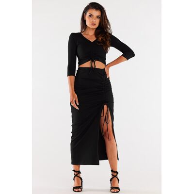 Infinite You Woman'S Skirt M305 Black Čierna Xl Infinite You Woman'S Skirt M305 Black Čierna Xl