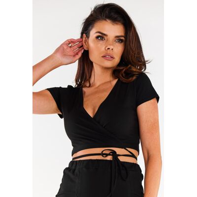 Infinite You Woman'S Blouse M306 Black Čierna Xl Infinite You Woman'S Blouse M306 Black Čierna Xl