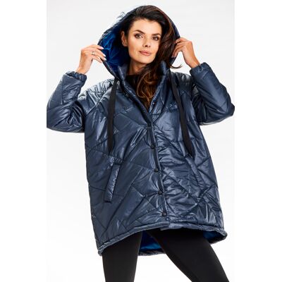 Awama Woman'S Jacket A687 Navy Blue Modrá S Awama Woman'S Jacket A687 Navy Blue Modrá S