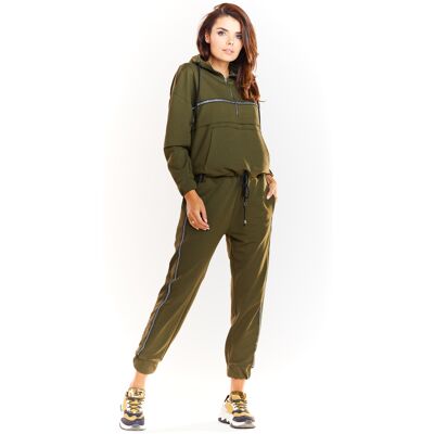 Infinite You Woman'S Hoodie M228 Khaki Kaki L Infinite You Woman'S Hoodie M228 Khaki Kaki L