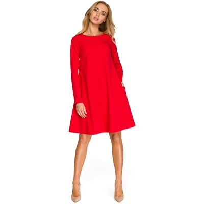 Dámske Šaty Stylove S137 Červená S Dámske Šaty Stylove S137 Červená S