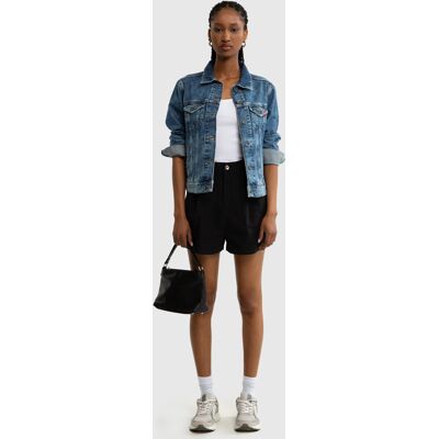 Big Star Woman'S Shorts Shorts 111314 -906 Čierna Xl Big Star Woman'S Shorts Shorts 111314 -906 Čierna Xl