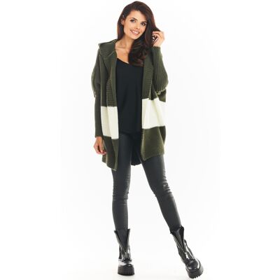 Awama Woman'S Sweater A392 Khaki Kaki One Size Awama Woman'S Sweater A392 Khaki Kaki One Size