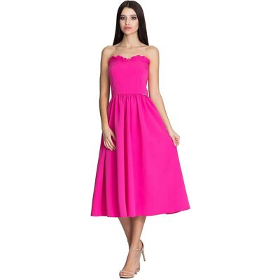 Dámske Šaty Figl M602 Fuchsiová S Dámske Šaty Figl M602 Fuchsiová S