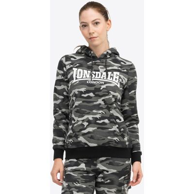 Lonsdale Women'S Hooded Sweathsirt Šedá S Lonsdale Women'S Hooded Sweathsirt Šedá S