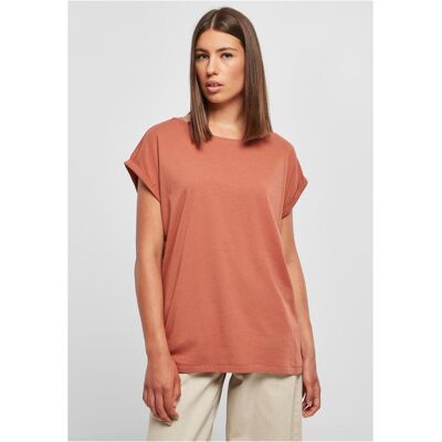 Urban Classics Women'S Terracotta T-Shirt With Extended Shoulder Červená 3xl Urban Classics Women'S Terracotta T-Shirt With Extended Shoulder Červená 3xl