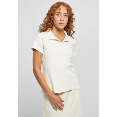Urban Classics Women'S Towel Polo Shirt Light White Biela 5xl Urban Classics Women'S Towel Polo Shirt Light White Biela 5xl