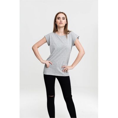 Urban Classics Women'S T-Shirt With Extended Shoulder Gray Čierna S Urban Classics Women'S T-Shirt With Extended Shoulder Gray Čierna S