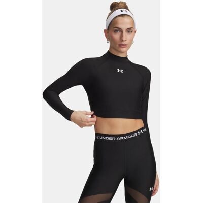 Dámske Tričko Under Armour Heatgear Crop Čierna M Dámske Tričko Under Armour Heatgear Crop Čierna M