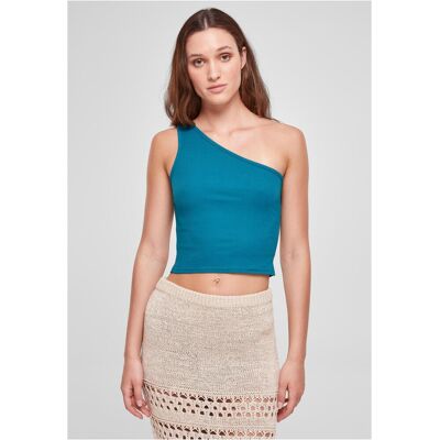 Urban Classics Women'S Cropped Asymmetrical Watercolor Top Modrá 4xl Urban Classics Women'S Cropped Asymmetrical Watercolor Top Modrá 4xl