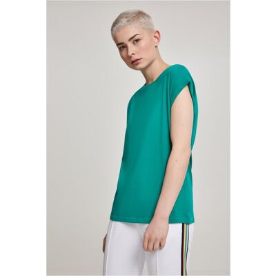 Urban Classics Women'S T-Shirt With Extended Shoulder, Fresh Green Tyrkysová M Urban Classics Women'S T-Shirt With Extended Shoulder, Fresh Green Tyrkysová M