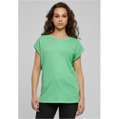 Urban Classics Women'S Ghostgreen T-Shirt With Extended Shoulder Svetlozelená S Urban Classics Women'S Ghostgreen T-Shirt With Extended Shoulder Svetlozelená S